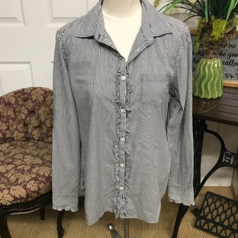 American Eagle Stripe Long‎ Sleeve L